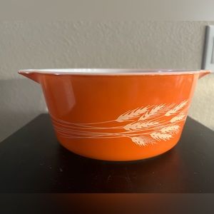 Pyrex | Kitchen | Vintage Pyrex Autumn Harvest 474 Wheat Sheaves On ...